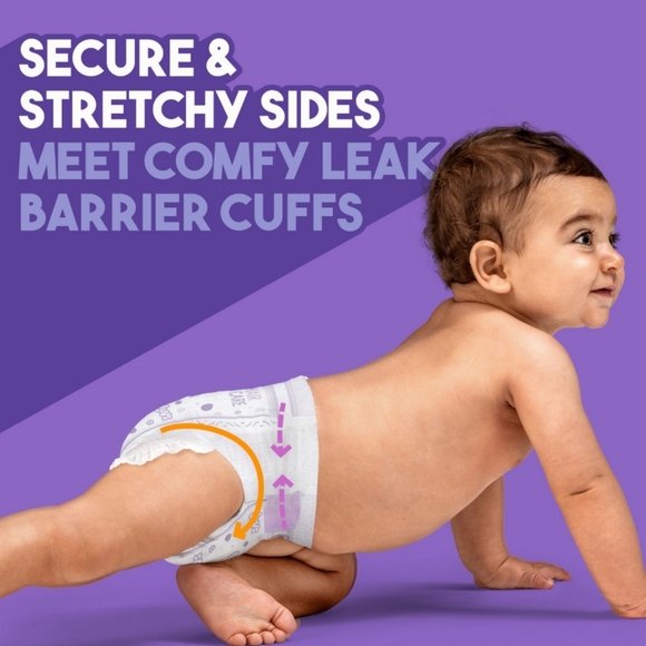 Luvs Pro Level Leak Protection Diapers Size NB (2 pack) 80 totals Diapers - Picture 4 of 4